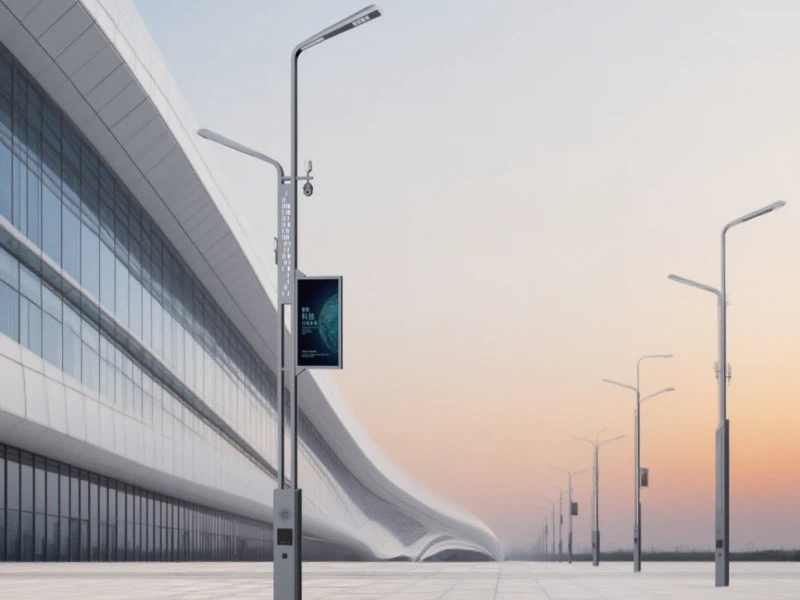 Smart lamp posts Smart lamp posts